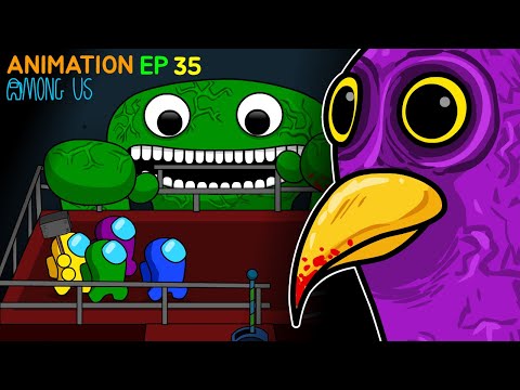 어몽어스 VS  Garten of Banban 35화 AMONG US ANIMATION 35