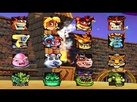 Crash Nitro Kart - All Characters