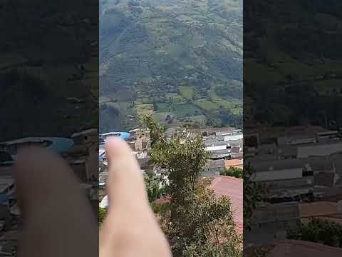 La vista de altura de Guaca , Santander