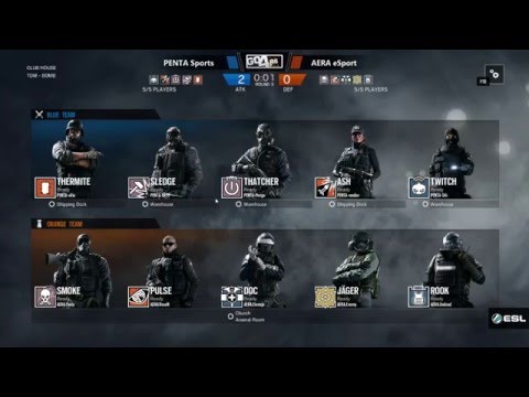 ESL EU Go4R6 (PC) #10 GRAND FINALE PENTA Sports vs AERA eSport
