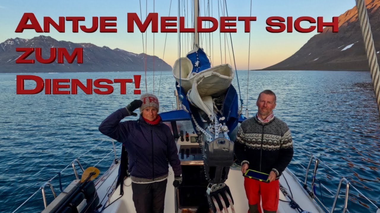 Antje is reporting for duty! ❤️ The two of us continue #149 @XTripSailing Sailing Iceland
