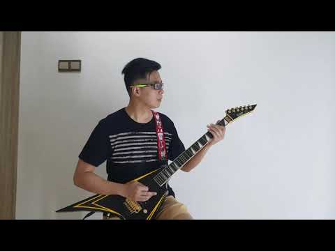 ESP Alexi Laiho Signature Guitar KATAKANA and ESP HORIZON 3 with Bare Knuckle