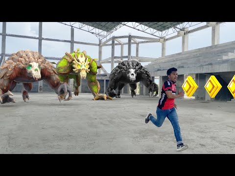 Temple Run Blazing Sands And Lost Junggle In Real Life - Trio TEMPLE RUN | Temple run In GOR PCC