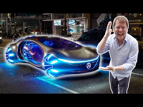 The MOST INSANE CAR to Ever Drive in Hollywood! Finding the Mercedes Vision AVTR