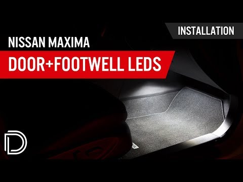 How to Install Nissan Maxima Door & Footwell LEDs