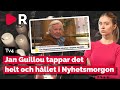 Se när Jan Guillou tappar det helt och hållet i Tv4 Nyhetsmorgon