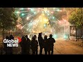 France protests: Fireworks, cars ablaze in 3rd night of rioting over teen's killing