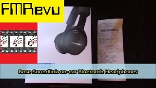 Video thumbnail for Bose Soundlink on-ear Bluetooth Headphones for Gaming Headset and Music by FMRevu