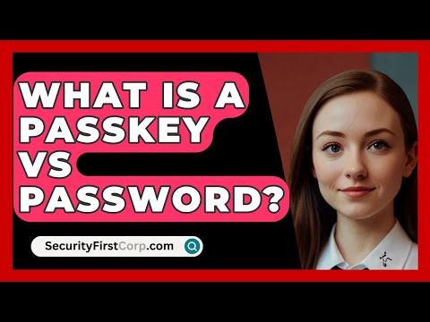 What Is A Passkey Vs Password? - SecurityFirstCorp.com