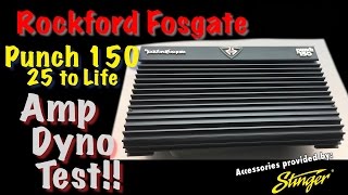 Rockford Fosgate Punch 150 25 to Life Amp Dyno Test