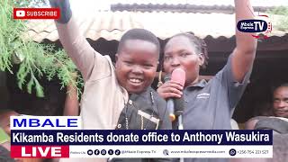 Bumutoto Ward residents gift Wasukira with new offices