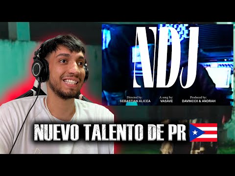 REACCIONANDO a nuevo talento del genero Davinccii x Andrah x Vasave - NDJ (Visualizer)