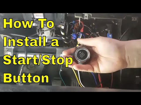 how to install a universal engine start stop button