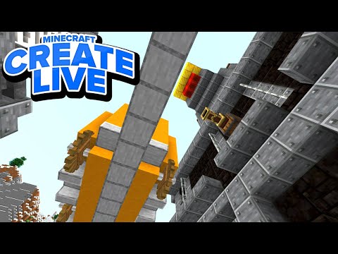 Neue Glasfabrik & Zugbefüllung! - Minecraft CREATE LIVE #40