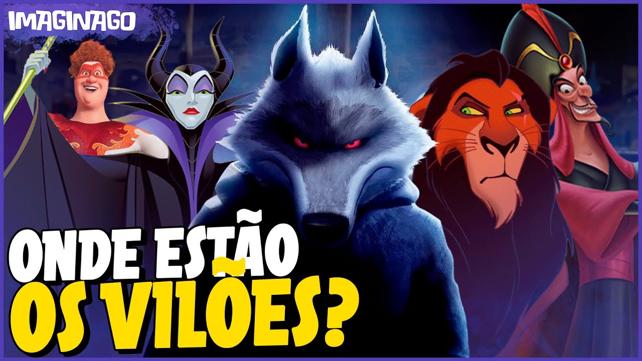 ONDE estão os VILÕES das ANIMAÇÕES? | imaginago