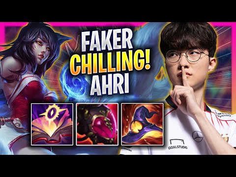 FAKER CHILLING WITH AHRI! - T1 Faker Plays Ahri MID vs Yone! | Season 2025