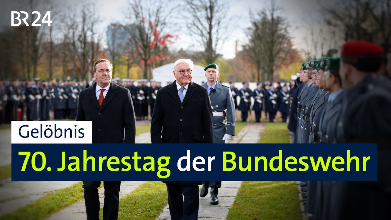 Bundeswehr feiert 70-jähriges Bestehen | BR24