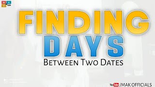 DAYS BETWEEN two Dates in SAP HANA