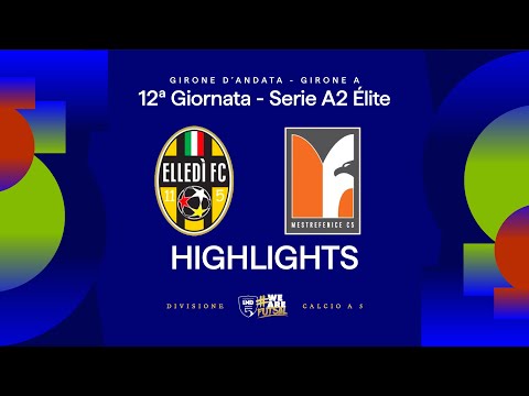 Elledi FC-MestreFenice 7-3 | Goals and highlights | Matchday 12 | Serie A2 Elite 2025/2026 - A