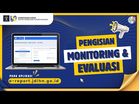 Tata Cara Pengisian Monev E-Report JDIHN