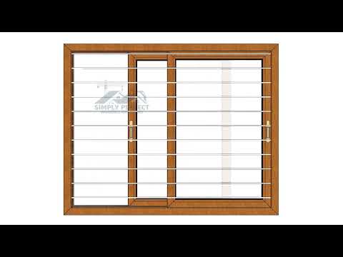 2 Track with grill Golden Oak