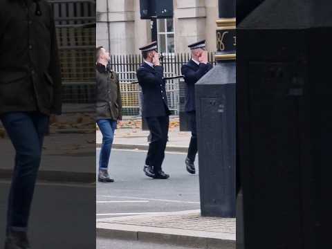 Who is the third guy? A Majestic Salute to the King's Guard at Horse Guards in London, England ❤️🇬🇧