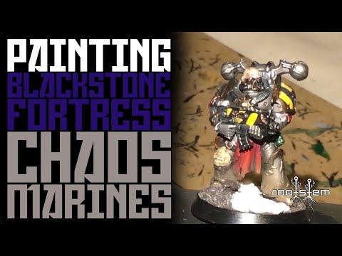 Painting Iron Warrior Chaos Space Marines Fast and Easy