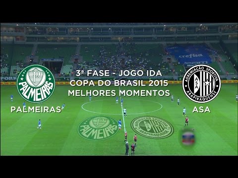 Melhores Momentos - Palmeiras-SP 0 x 0 Asa-AL - Copa do Brasil - 27/05/2015