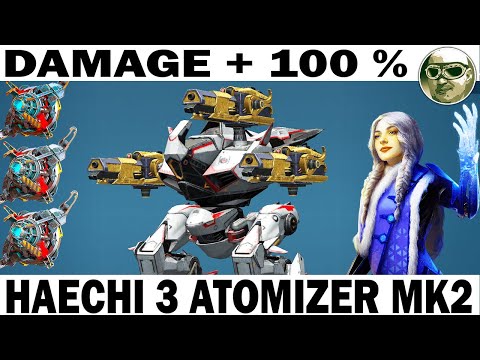 HAECHI 3 IVORY ATOMIZER MK2 & 3 OVERDRIVE UNIT 6LVL PILOT AMALIA 70 LVL T4 WAR ROBOTS + 100 % DAMAGE