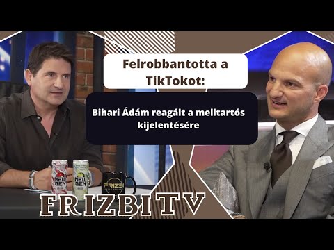 Felrobbantotta a TikTokot: Bihari Ádám reagált a melltartós kijelentésére