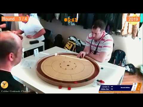 7th Hungarian Single Crokinole Championship - prelinary -Attila Berzlánovich vs Lóránt Sass