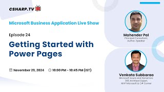 Getting started with Power Pages - Microsoft Business Application Ep. 24