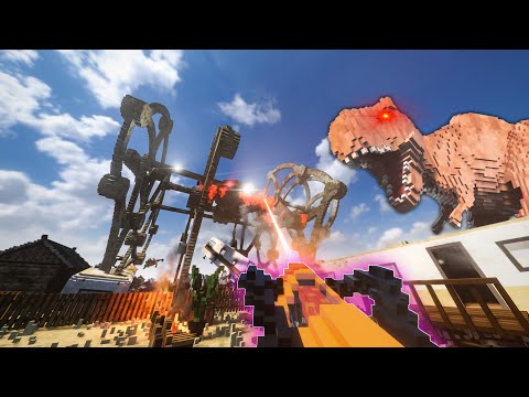 How To Escape From T-REX and Giant Robot Spider ? | Teardown