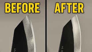 This Broken Deba Knife Tip Got a Complete Restoration