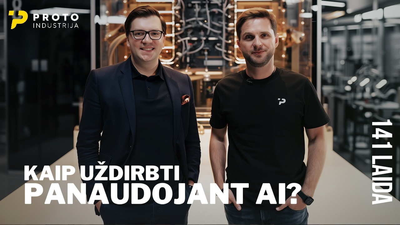 #141 Kaip uždirbti naudojant dirbtinį intelektą? Kas svarbu perkant gamybinę liniją?