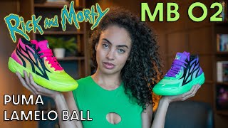 A WORTHY RICK AND MORTY SUCCESSOR  Puma x LaMelo Ball MB02 On Foot Review and How to Style