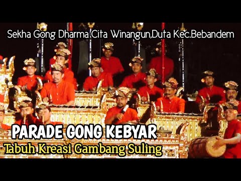 Parade Gong Kebyar Tabuh Kreasi gambang Suling | Duta Kec.Bebandem