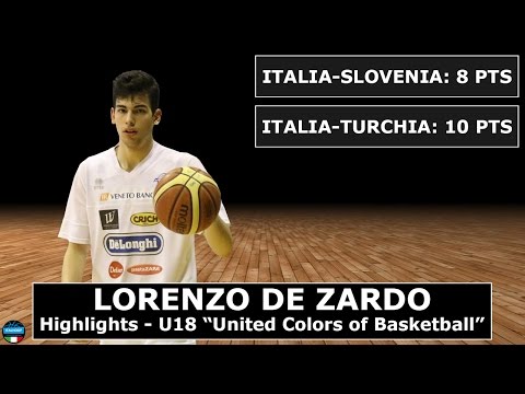 Lorenzo De Zardo - Highlights - Torneo "United Colors of Basketball" 2016