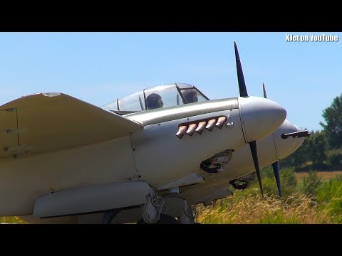 DH Mosquito at Tokoroa Airfield (large RC plane)