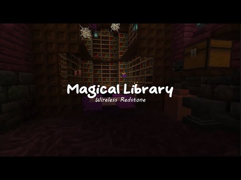 🔥EPIC Redstone Builds in Magical Library📚🔥