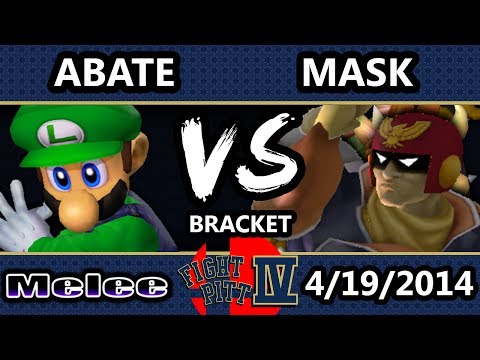 Fight Pitt IV - Abate (Luigi) Vs. Mask (Captain Falcon) - Bracket