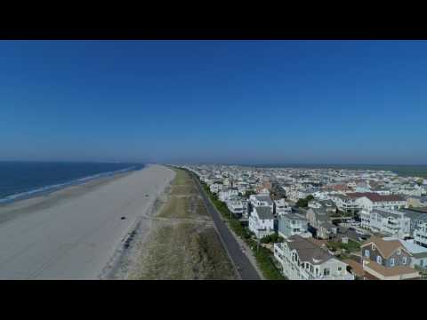 Drone captures beach and surf at Sea Isle City