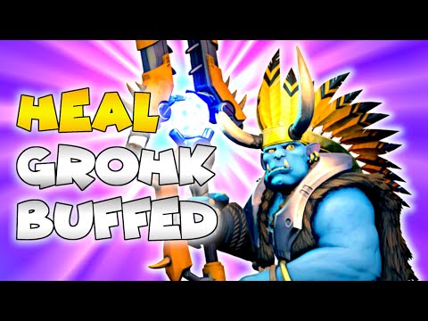 NEW Grohk BUFFS - Paladins PTS Gameplay