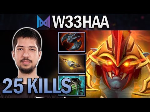 NIGMA.W33 HUSKAR WITH 25 KILLS - DOTA 2 7.23F GAMEPLAY