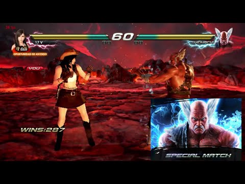 251 Tifa Lockhart ( Josie ) Costume vsHeihachi Mishima - Tekken 7 ( Uchiha x24 ) Gameplay PC