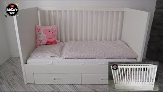Ikea Babybett zum Kinderbett umbauen / IKEA STUVA Babybett / Teil 3