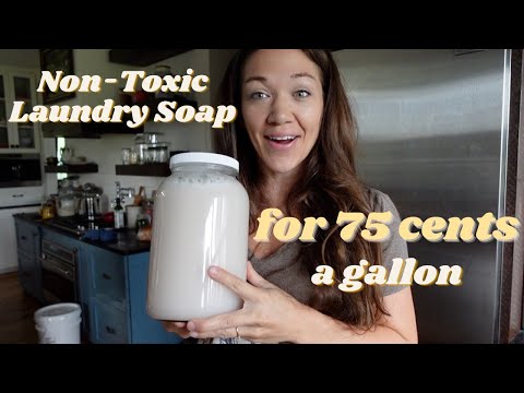 Large Family LAUNDRY SOAP | How to Make Your Own LIQUID LAUNDRY SOAP |