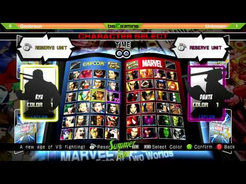 UMVC3 @ Summer Jam 9 Semis - Geobraun vs Unknown [720p/60fps]