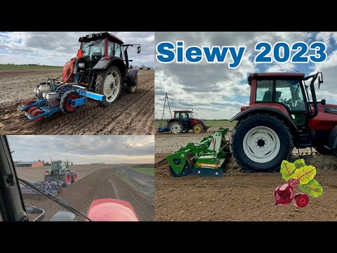 #671- Zgrany duet z tatą czyli siewy buraczka ćwikłowego! Fendt 924 + Valtra N101 + Valtra T140!