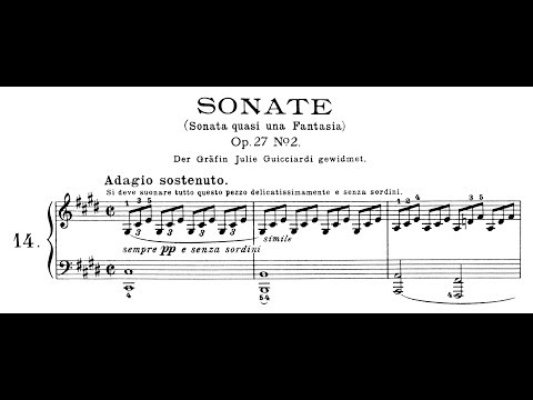 Beethoven: Sonata quasi una fantasia, No.14 in C# Minor, "Moonlight" (Lortie, Jando)